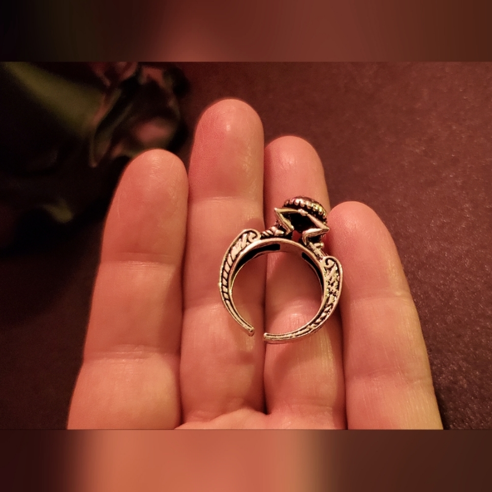 "Evil Eye" Unisex God and Goddess ring size 8 - Picture 4 of 7
